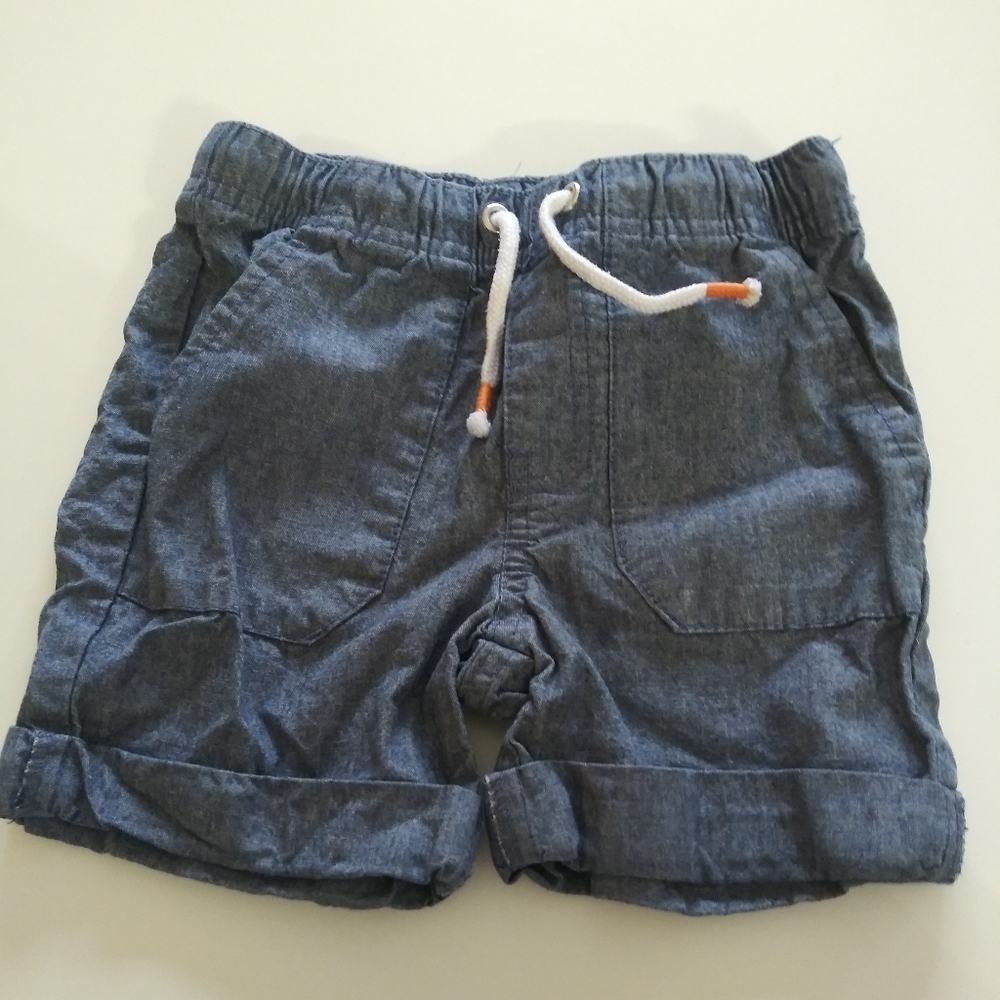 * Cat and Jack 2T. Blue Jean tie shorts toddler - Picture 1 of 5